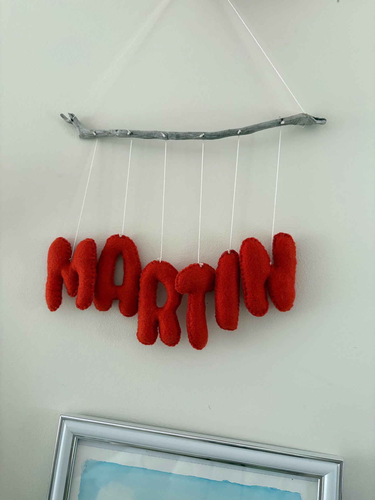 Mon prénom suspendu – Décoration murale personnalisée
