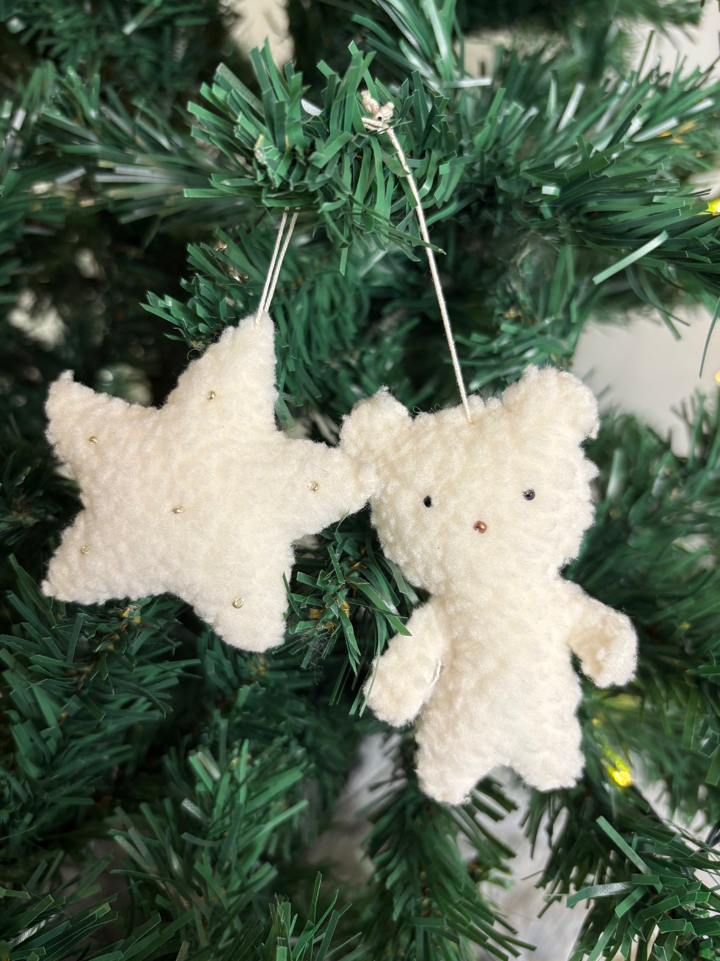 Ornements de Noël en Polaire 🤍