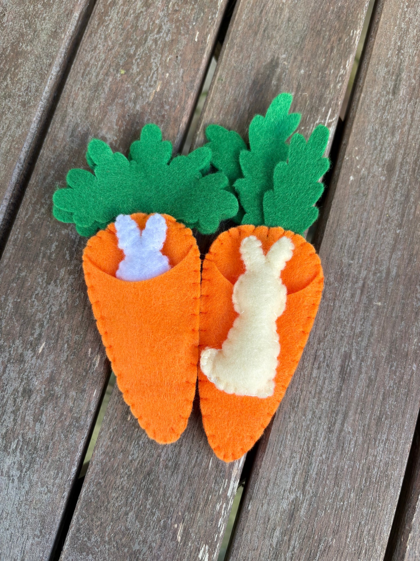 Carotte de Pâques 🥕 avec son lapin 🐰