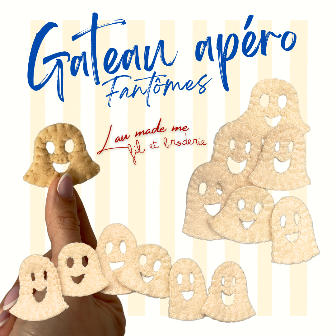 Gâteau apéro fantômes 👻
