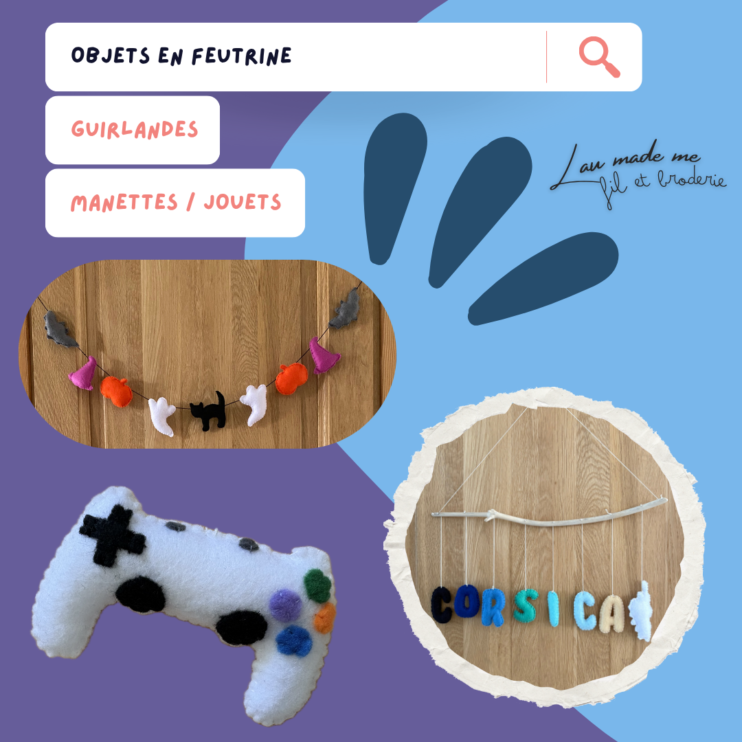 Objets en Feutrine
