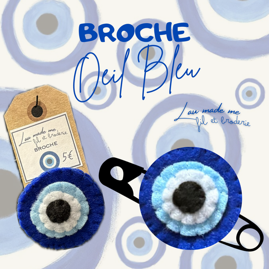 Broche Œil bleu 🧿