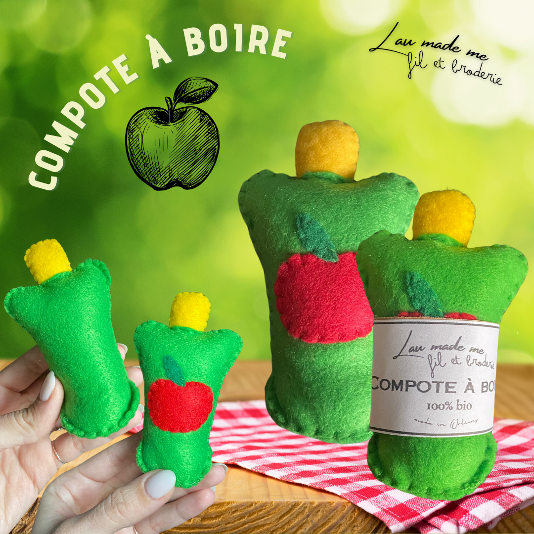 Compote à boire à la pomme