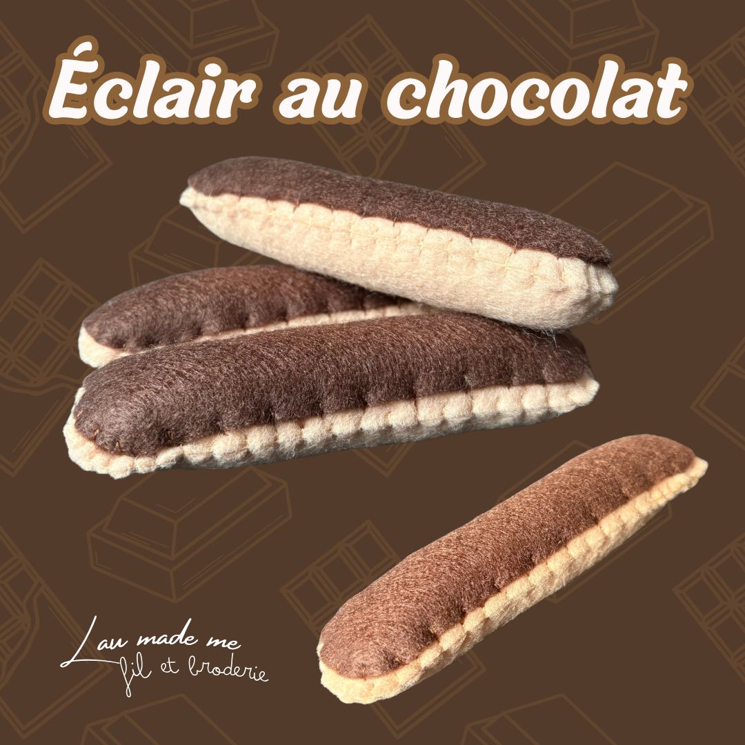 Éclair au chocolat 🍫✨