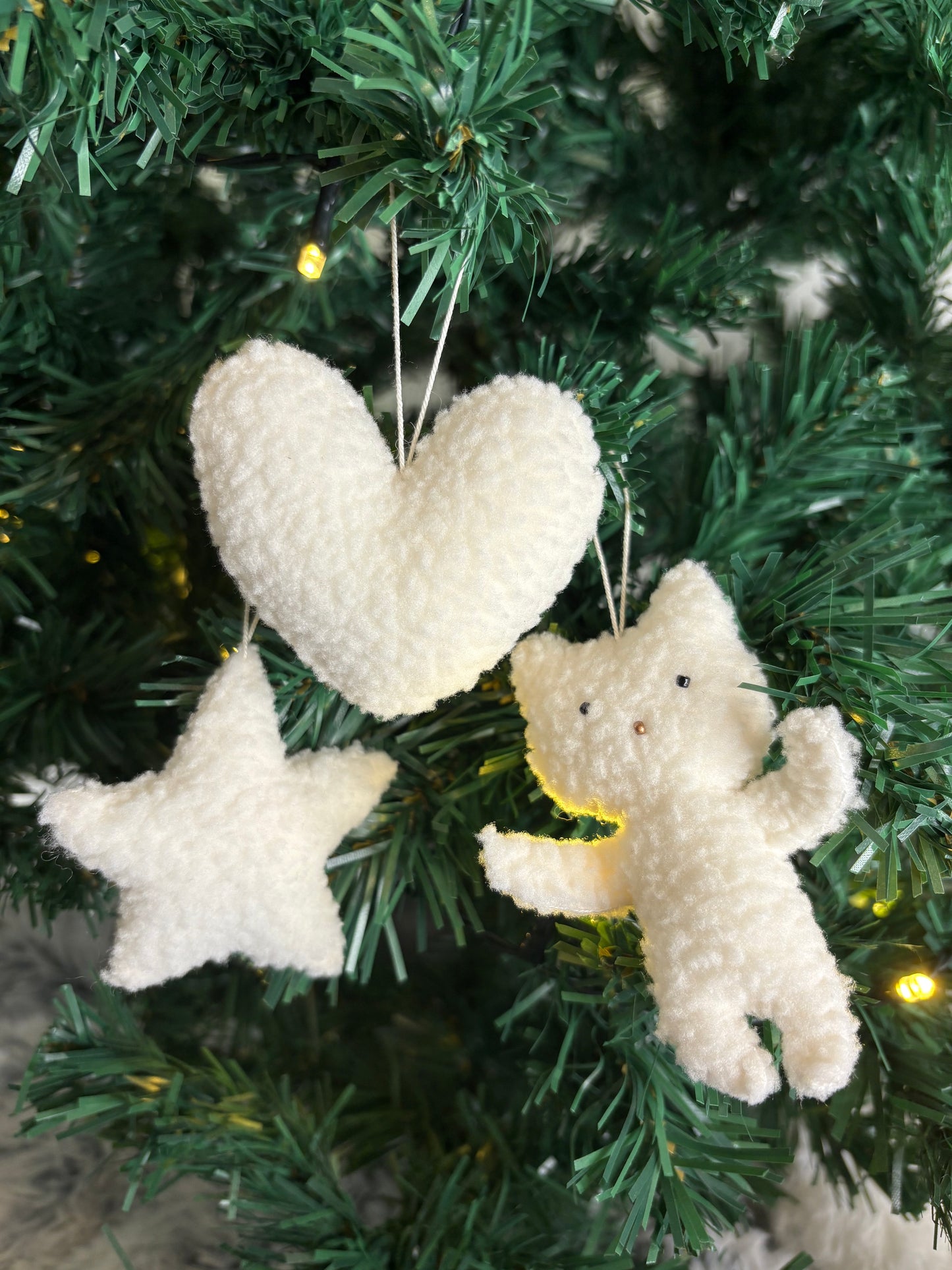 Ornements de Noël en Polaire 🤍