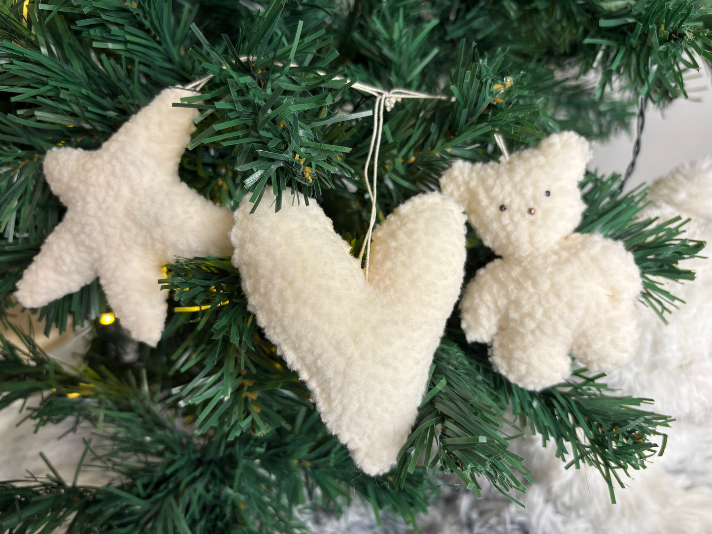 Ornements de Noël en Polaire 🤍