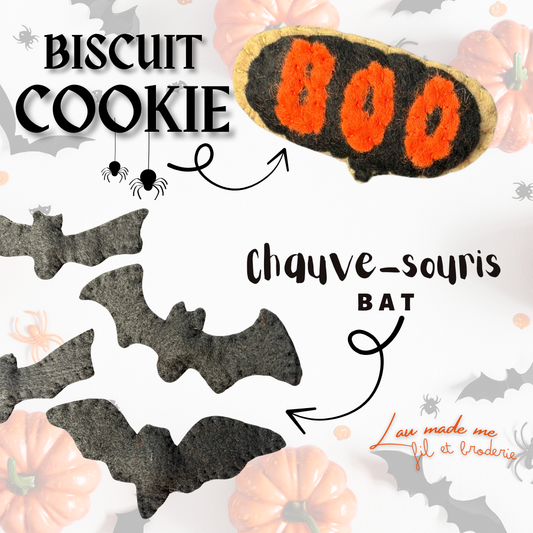🦇 Biscuit BOO + Chauve-souris